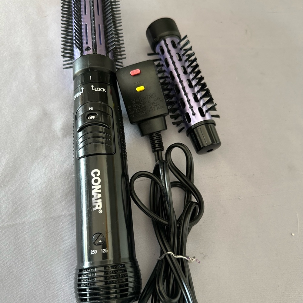 Conair Black and Purple Hair Styler Set